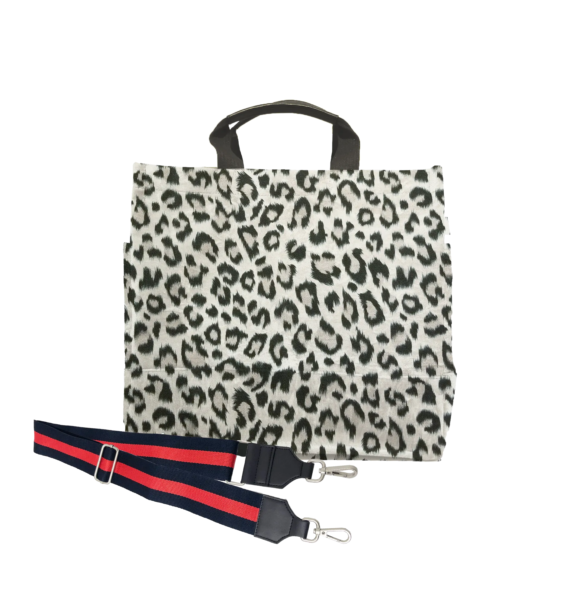 Luxe North South Bag: Leopard