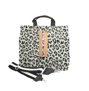 Luxe North South Bag: Leopard