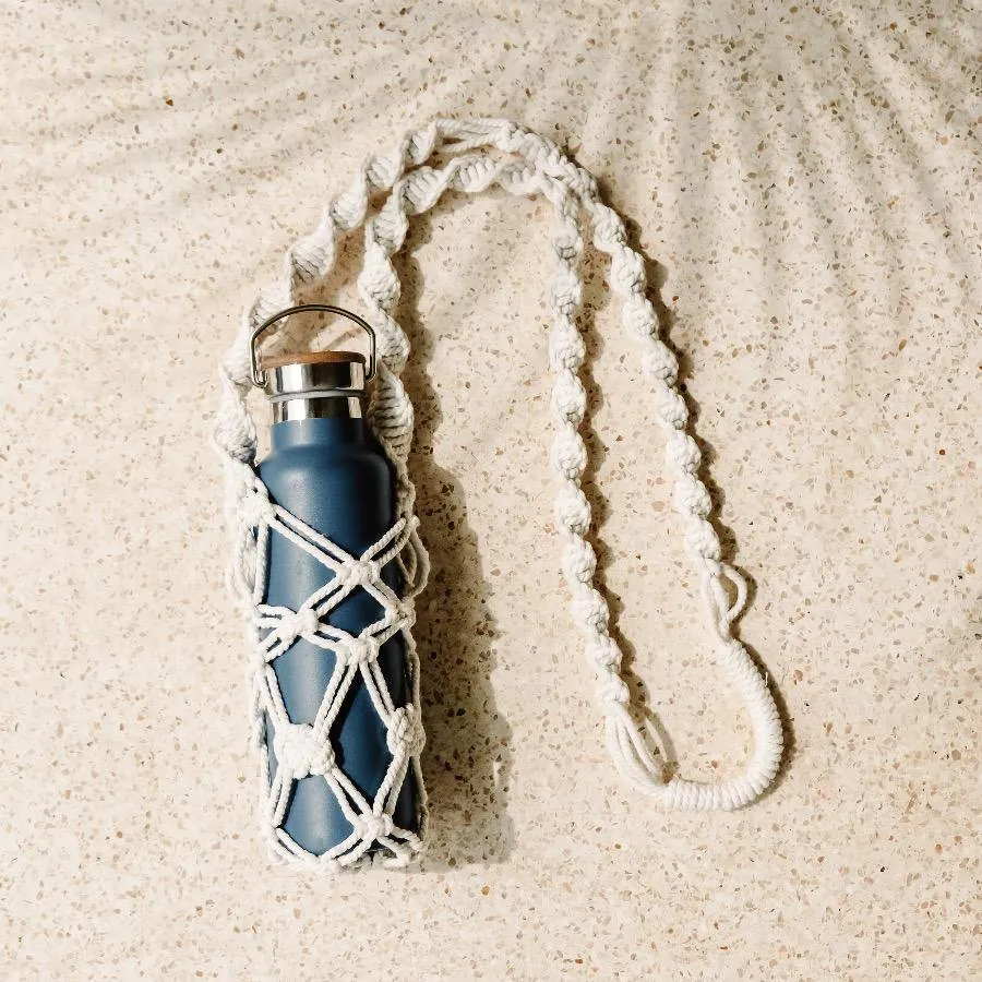 Macrame Bottle Holder | Biodegradable Living