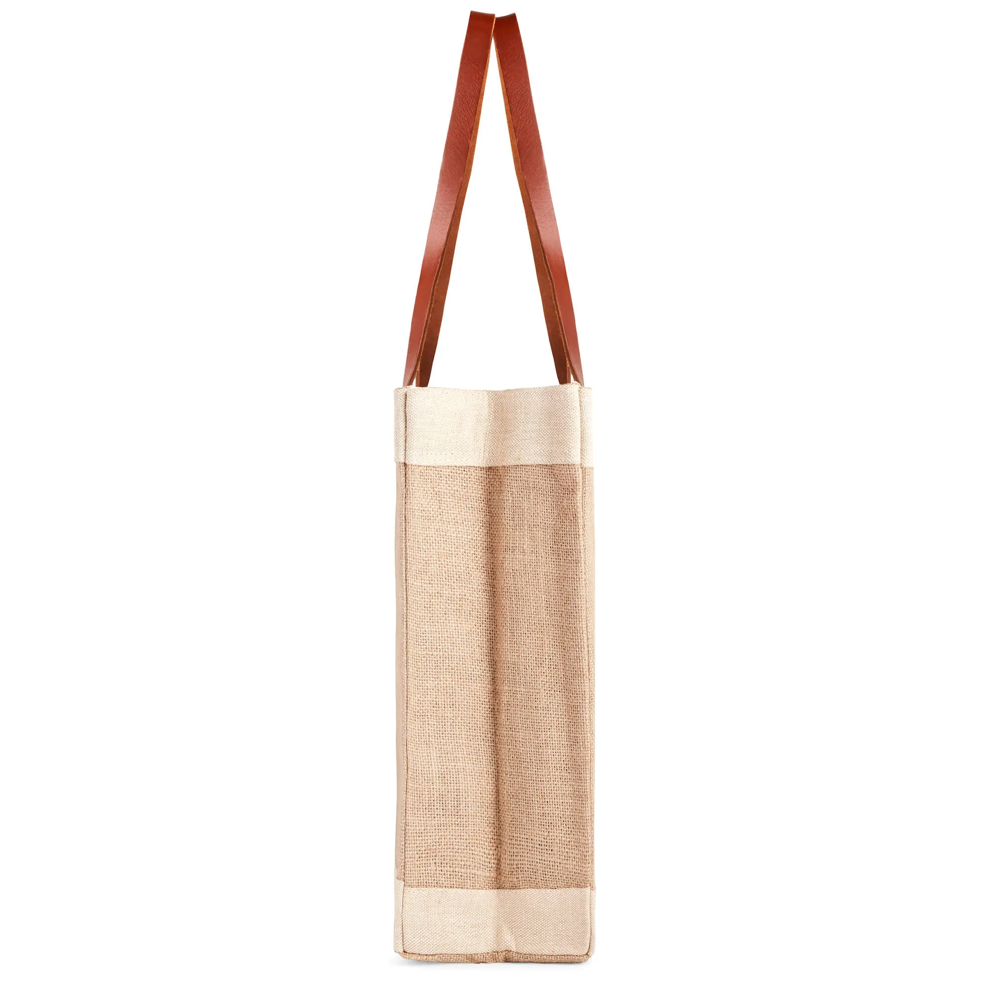 Market Tote in Natural for Team USA "Red, White, and Blue"