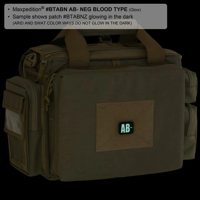 Maxpedition AB- Blood Type Morale Patch (Swat)