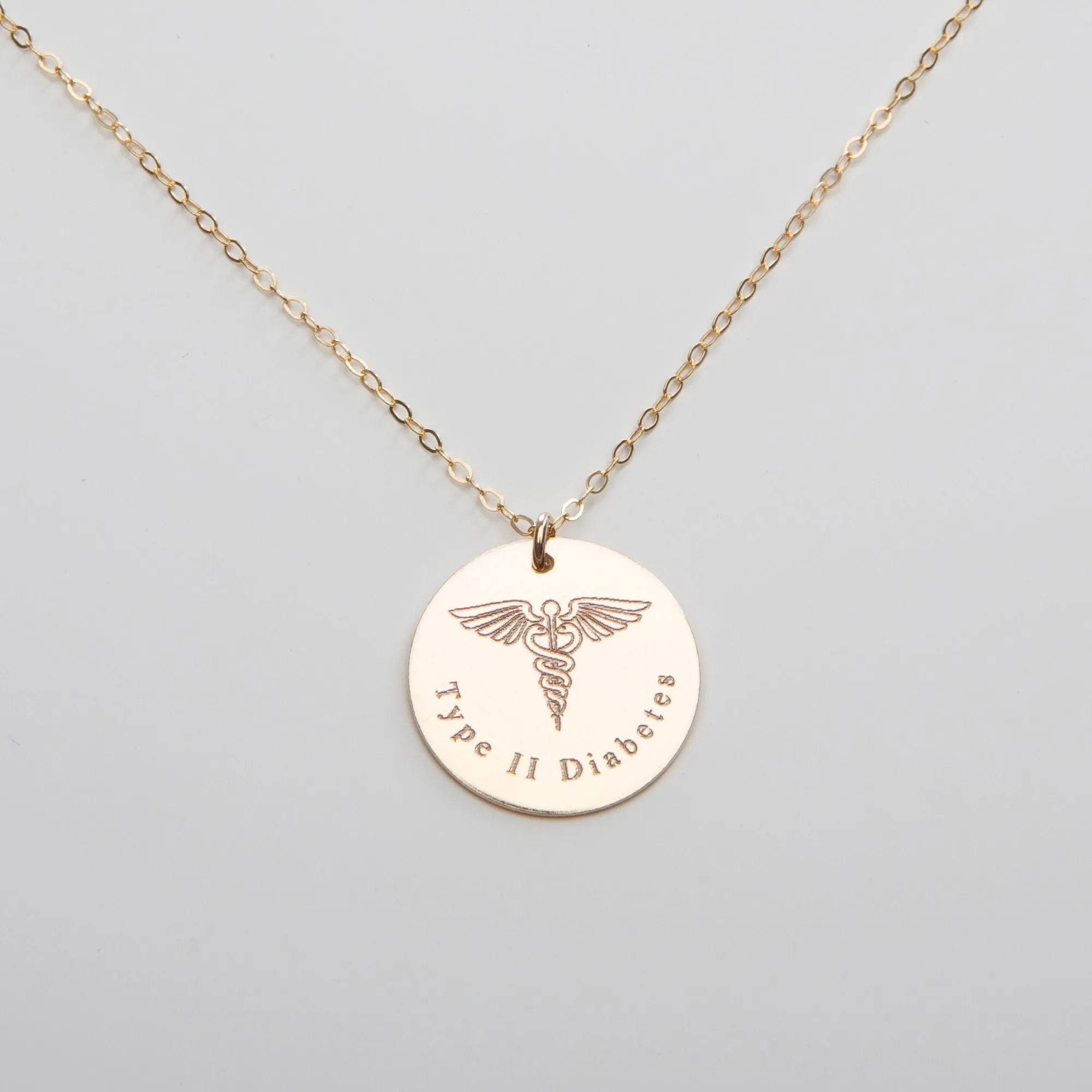 Medical Alert ID Necklace - CG368N_0.75. Starts at