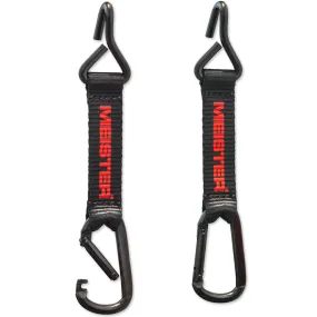 Meister Hang-Tough Fence Hooks - Black (Pair)