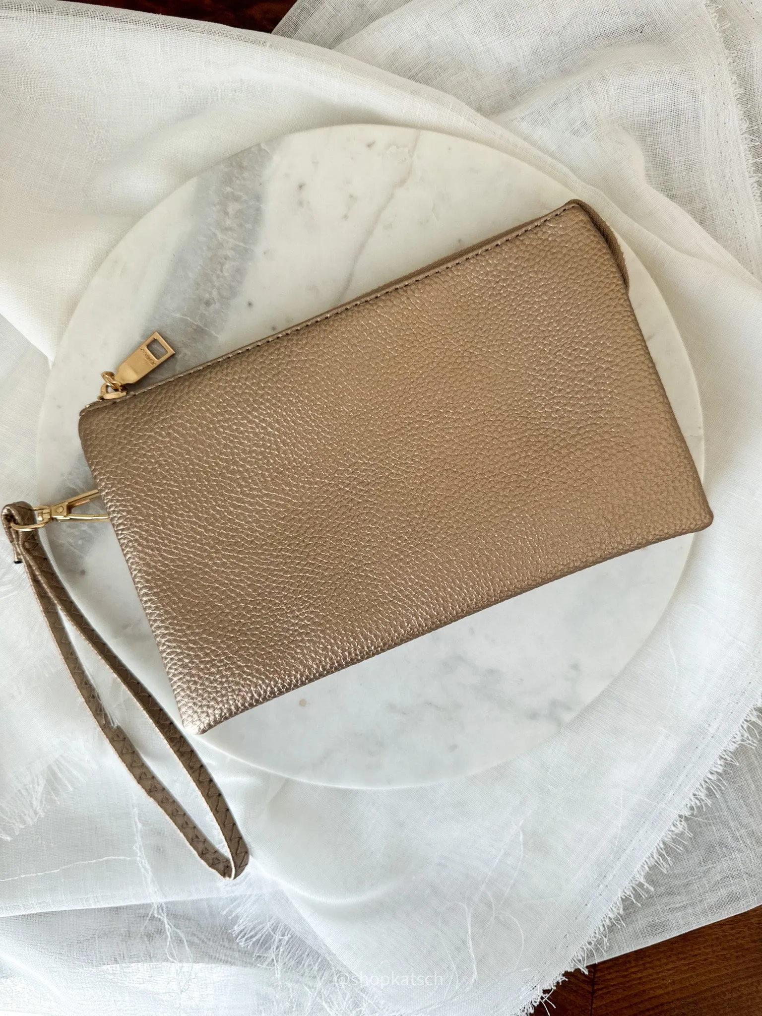 Miley Crossbody/Wristlet with Top Zip Closure