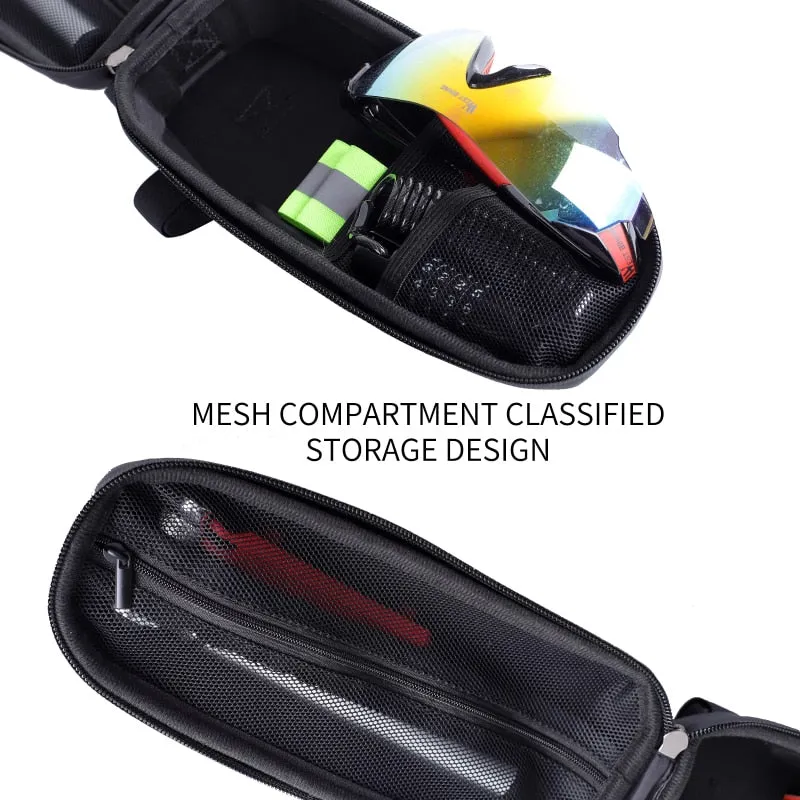 Multifunctional Bicycle Bag Front Frame Top Tube MTB Bike Bag Waterproof EVA Electric Scooter Cycling Accessories