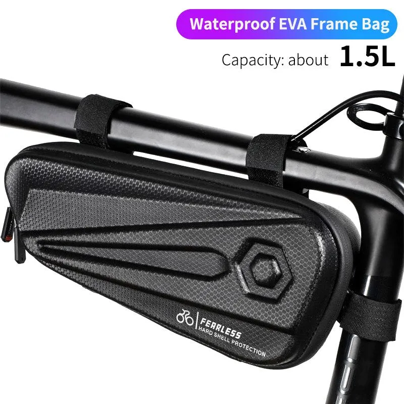 Multifunctional Bicycle Bag Front Frame Top Tube MTB Bike Bag Waterproof EVA Electric Scooter Cycling Accessories