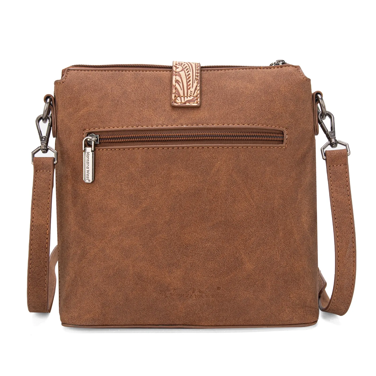 MW1282-8360  Montana West Buckle Collection Concealed Carry Crossbody Bag