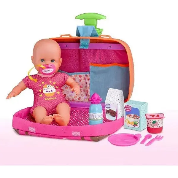 Nenuco Born To Be Loved Baby Doll with Travel Bag Suitcase And Medical Accessories