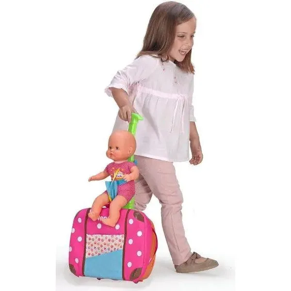 Nenuco Born To Be Loved Baby Doll with Travel Bag Suitcase And Medical Accessories