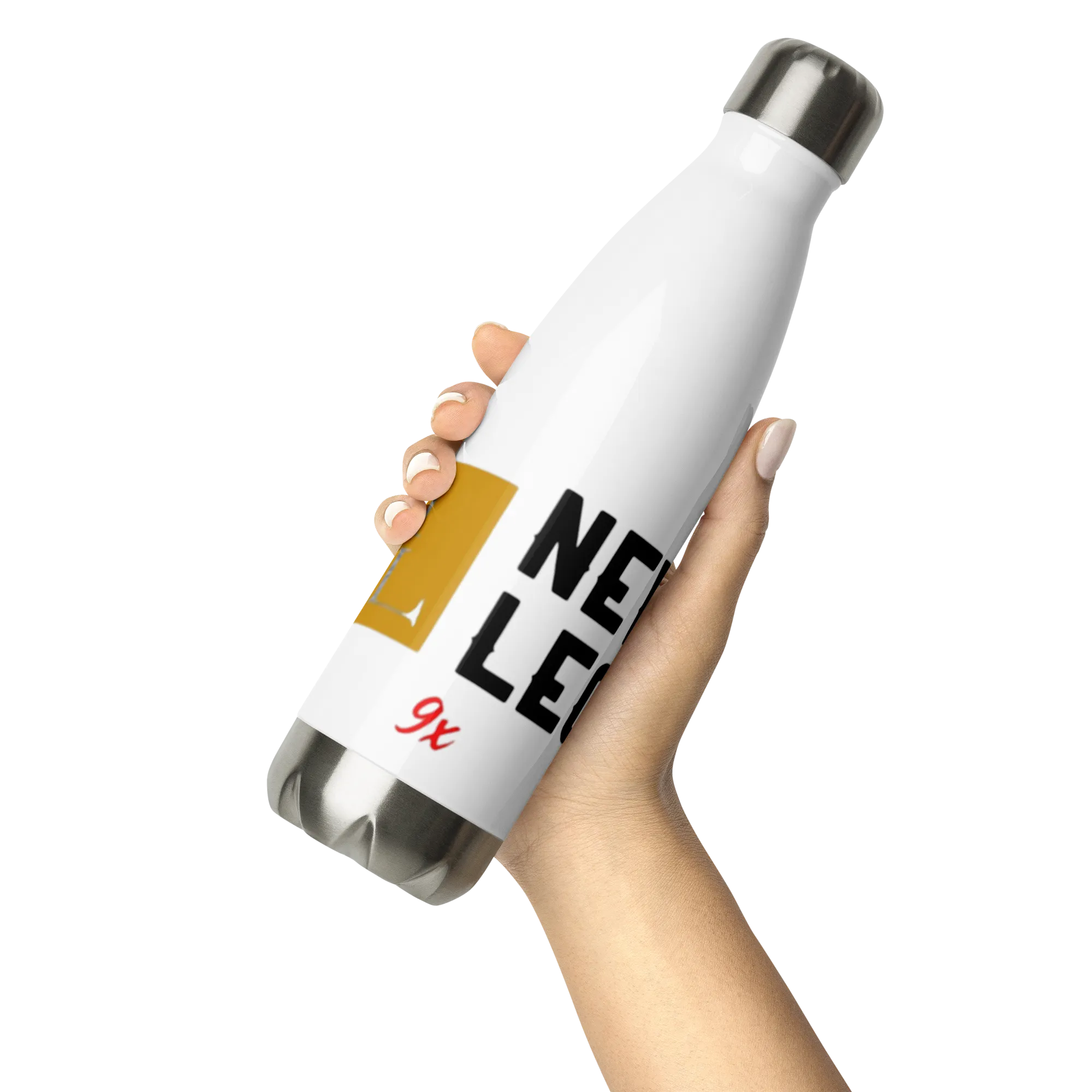 NEVER LEGAL 9X-Stainless Steel Water Bottle