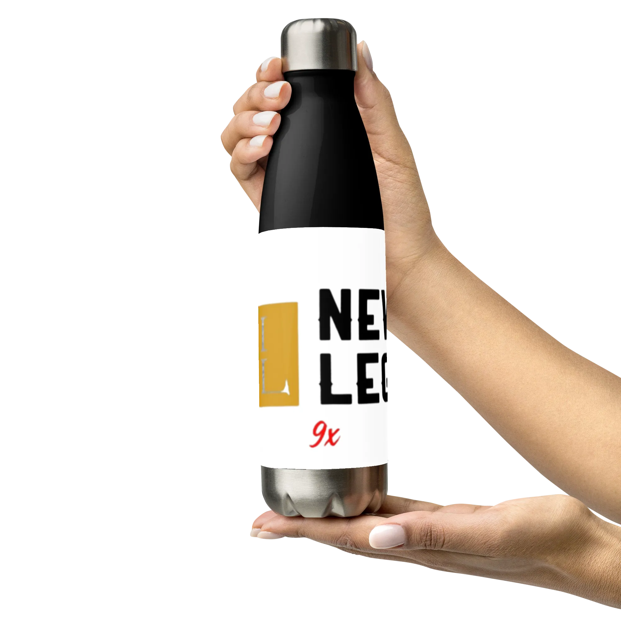 NEVER LEGAL 9X-Stainless Steel Water Bottle