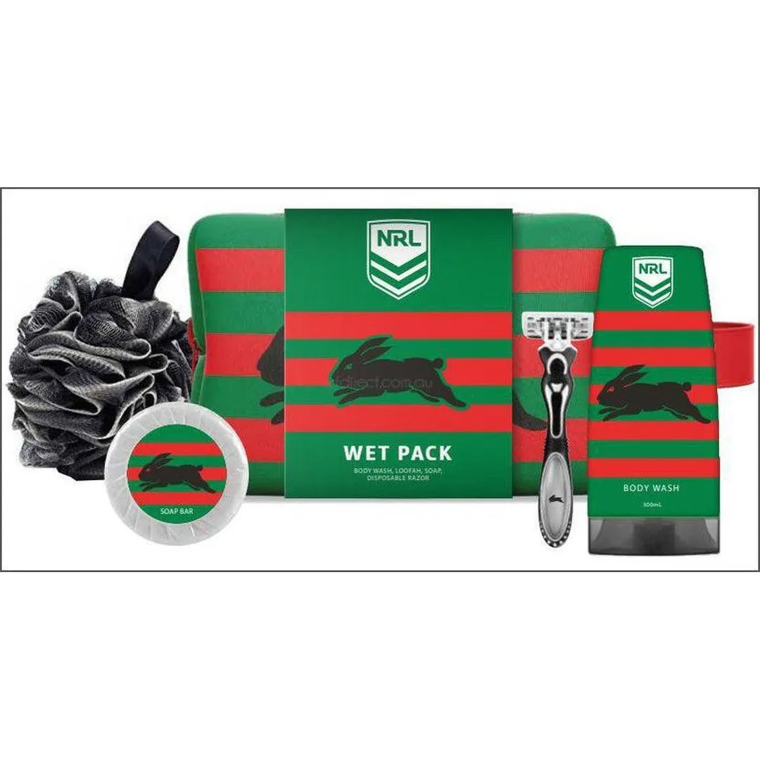 NRL South Sydney Rabbitohs Toiletry Bag Gift Set