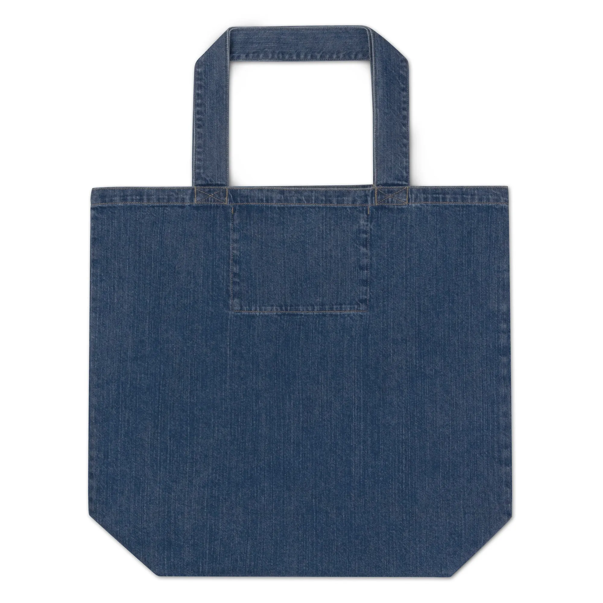 Organic denim tote bag, Good Morning Sunshine