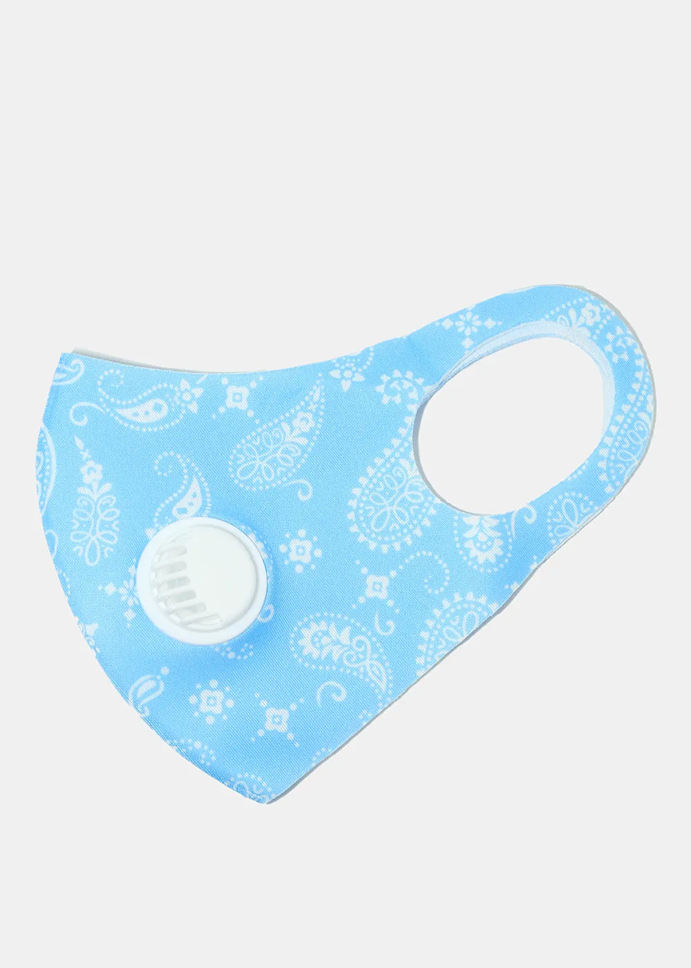 Paisley Print Face Mask with Double Dust Filter