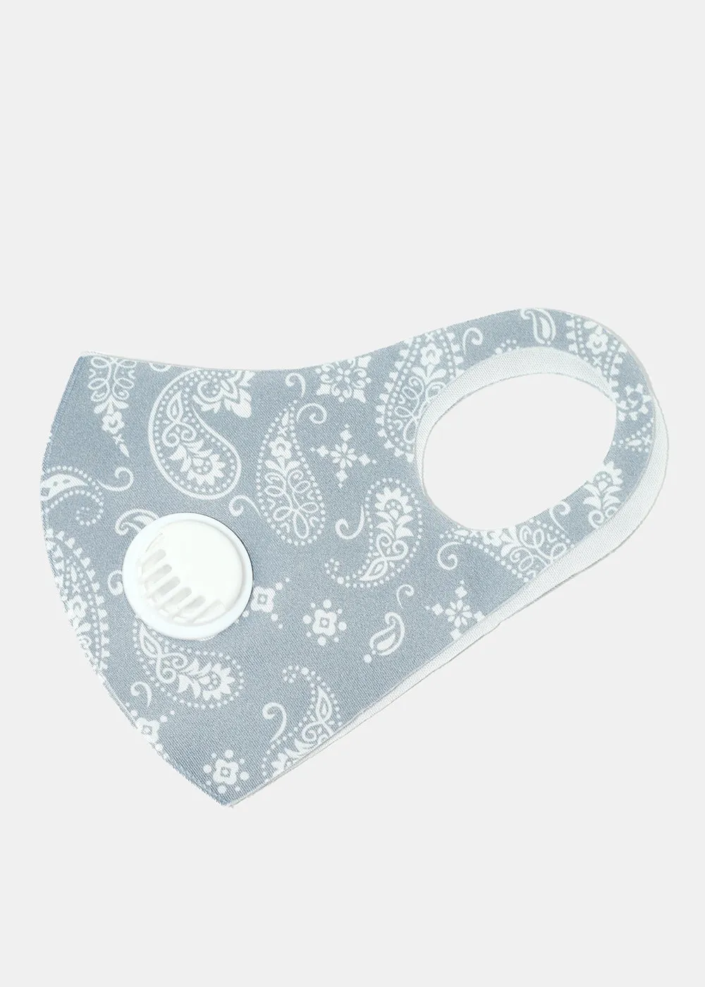 Paisley Print Face Mask with Double Dust Filter