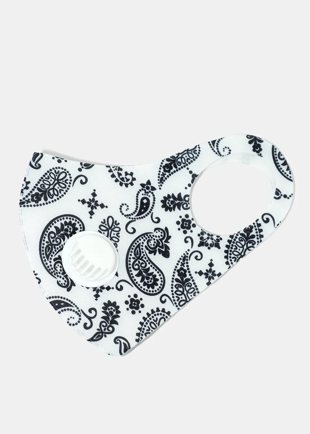 Paisley Print Face Mask with Double Dust Filter