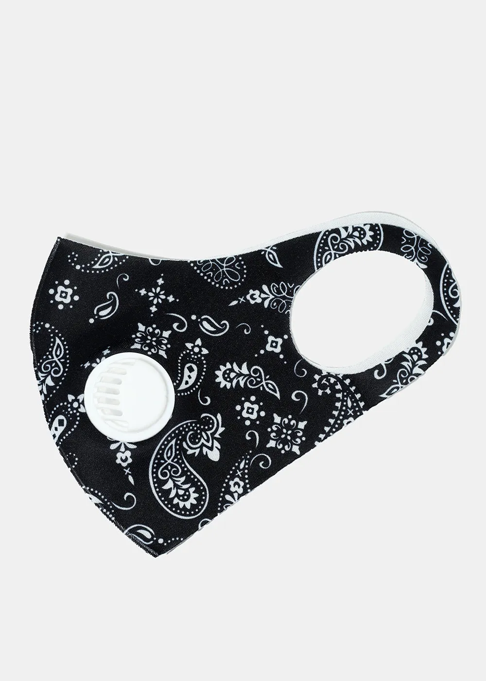 Paisley Print Face Mask with Double Dust Filter