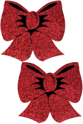 Pastease Holographic Red Bows