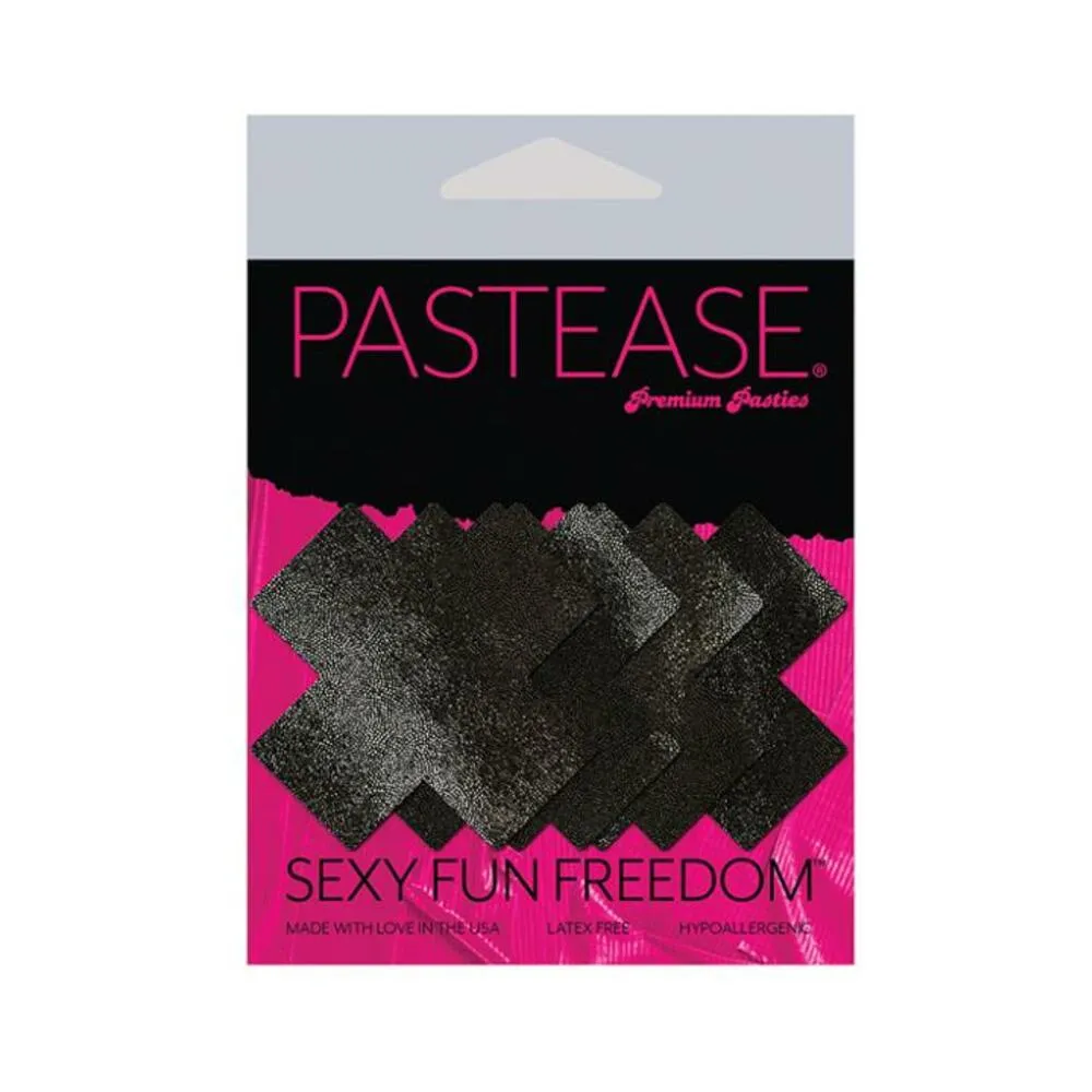 Pastease Petites Liquid Cross Black Pack Of 2 O/S