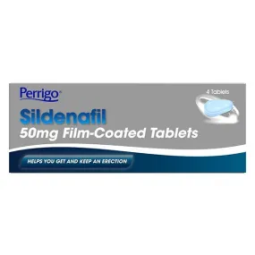 Perrigo Sildenafil 50mg 4 Tablets (P)