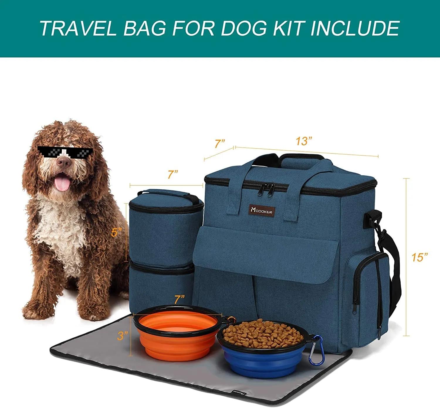 Pet Travel Bag Organizer