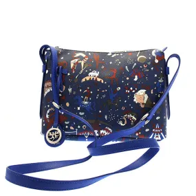 Piero Guidi Magic Circus - Blue Crossbody Bag 11 x 8 x 3