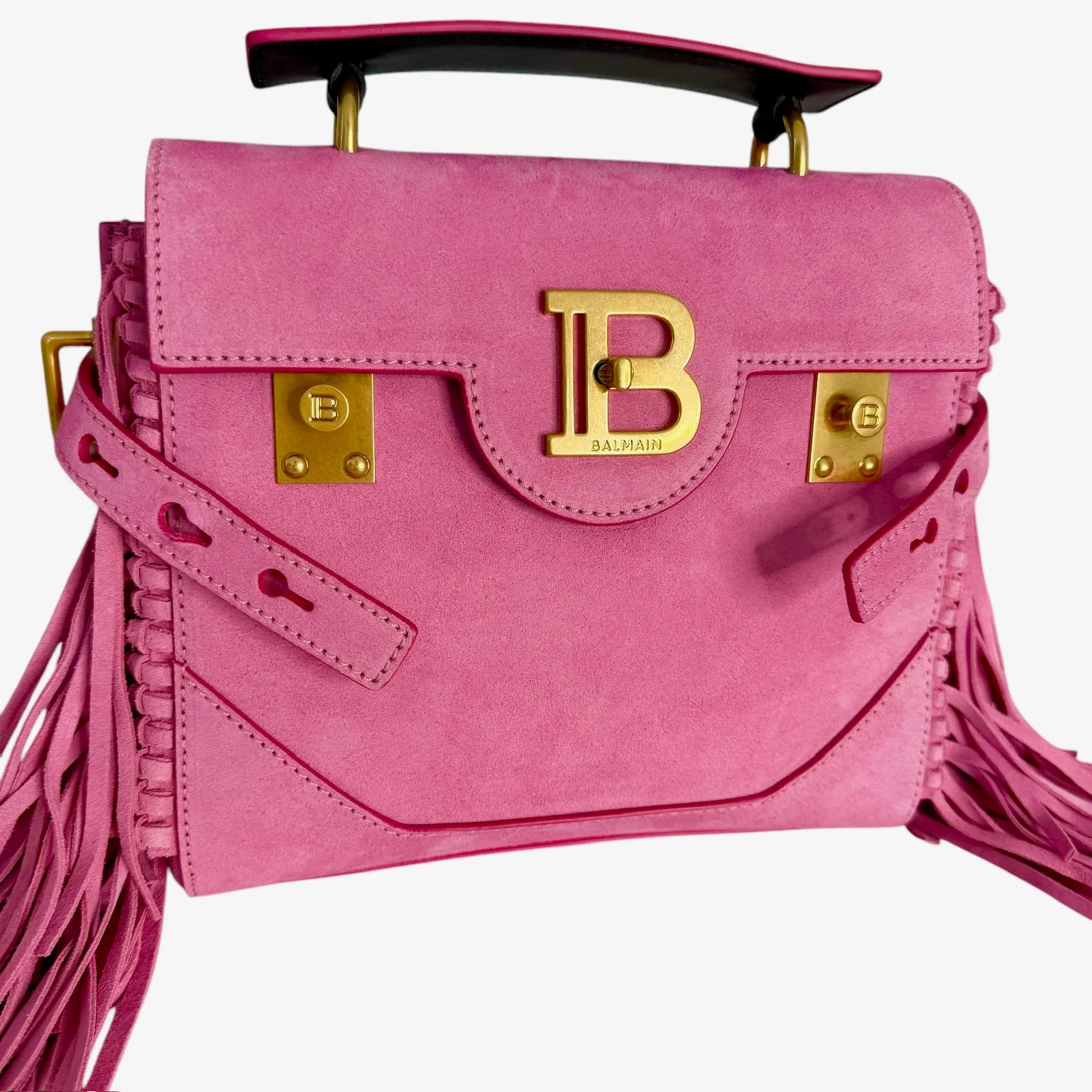 Pink Suede Bag