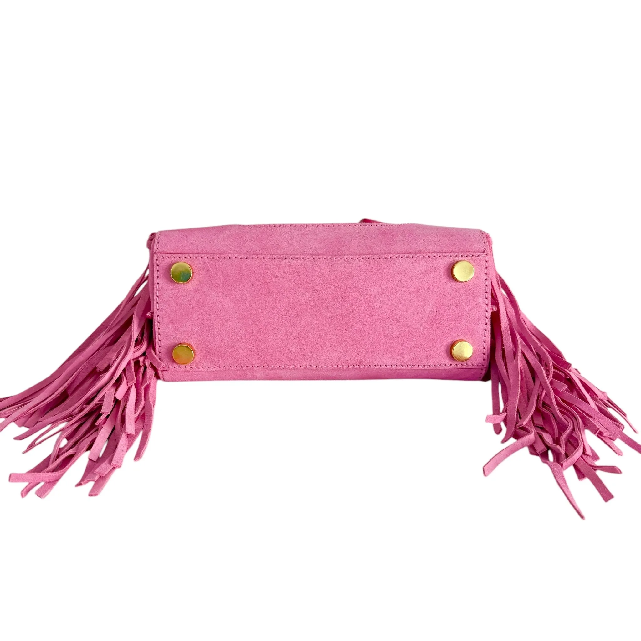 Pink Suede Bag