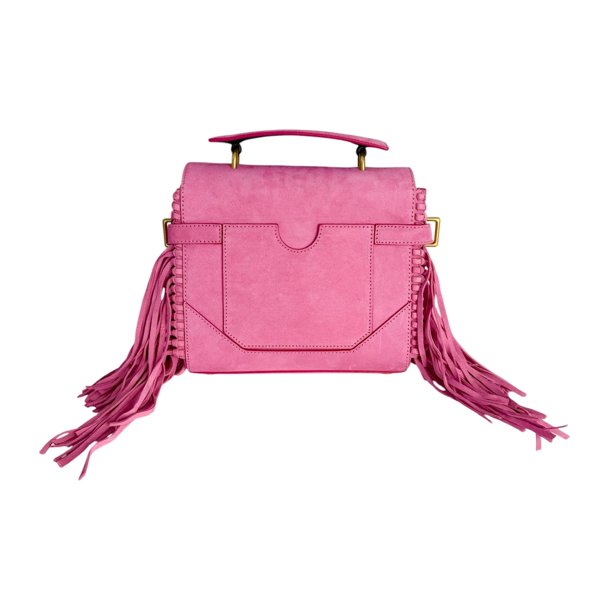 Pink Suede Bag