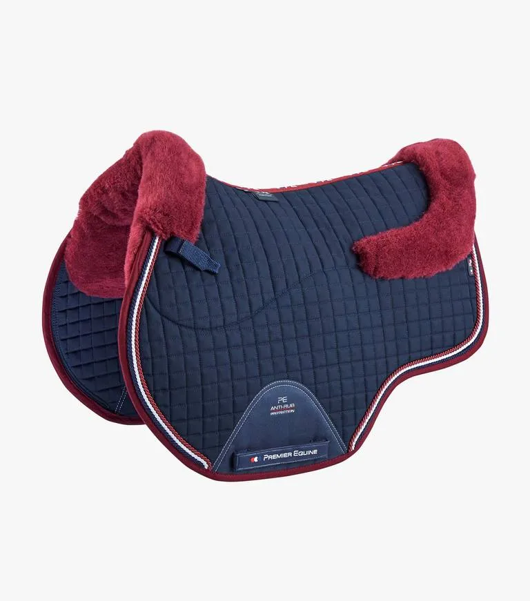 Premier Equine Close Contact Merino Wool European Saddle Pad - GP/Jump Square - Full size