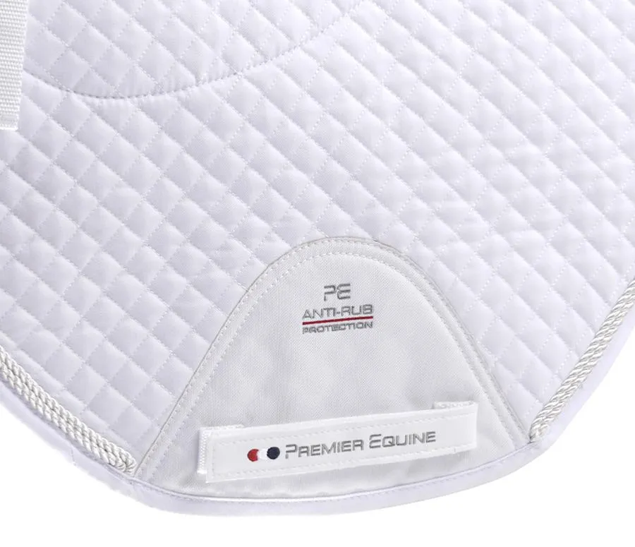 Premier Equine Close Contact Merino Wool European Saddle Pad - GP/Jump Square - Full size