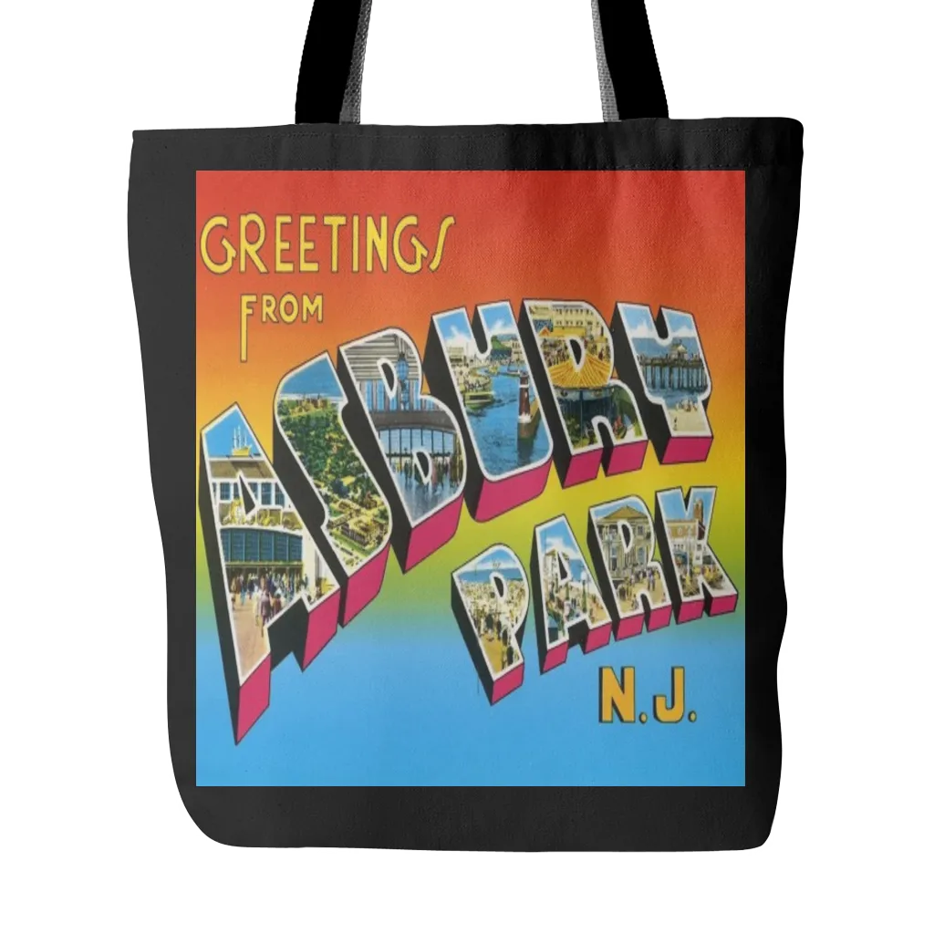 "Greetings From Asbury Park" Tote Bag