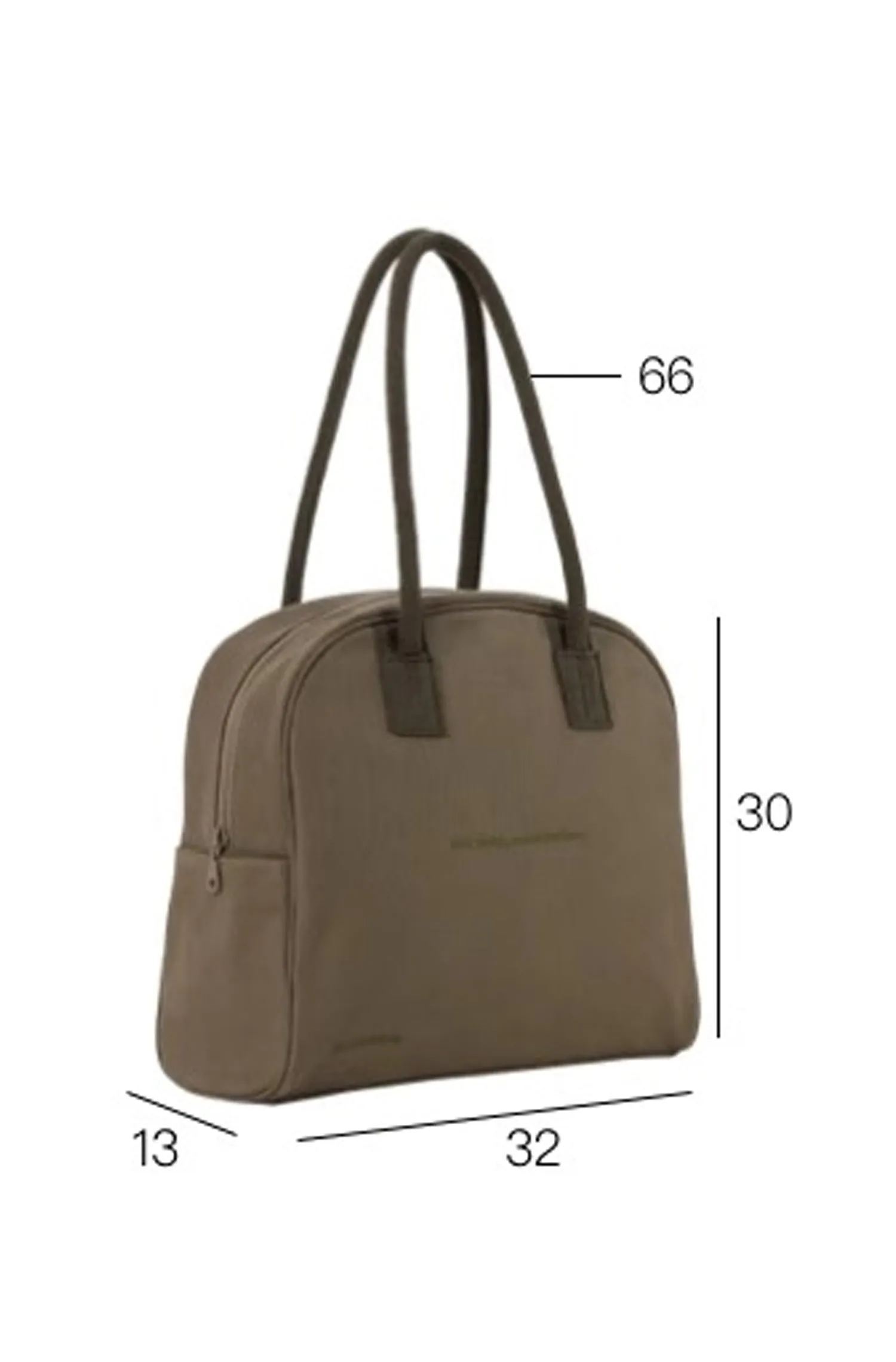 "Less Sleep" Eco-Friendly Canvas Large Capacity Handbag