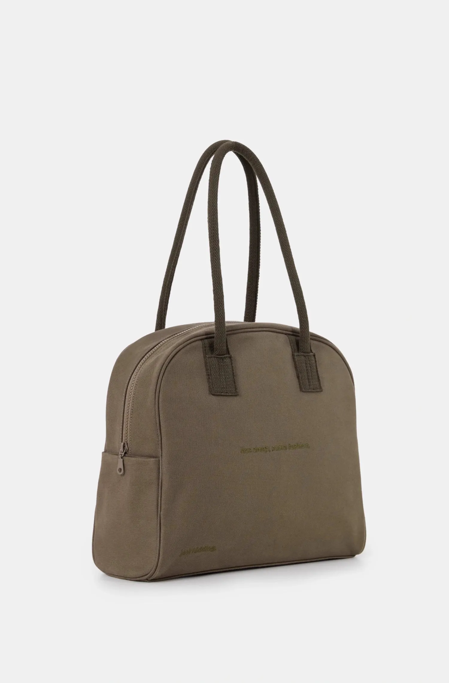 "Less Sleep" Eco-Friendly Canvas Large Capacity Handbag