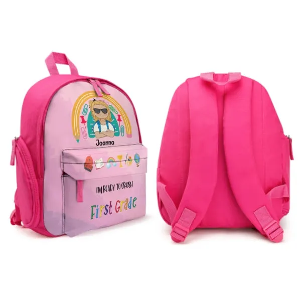 Ready To Crush School Personalized Backpack Back To School Gift For Kids Gift