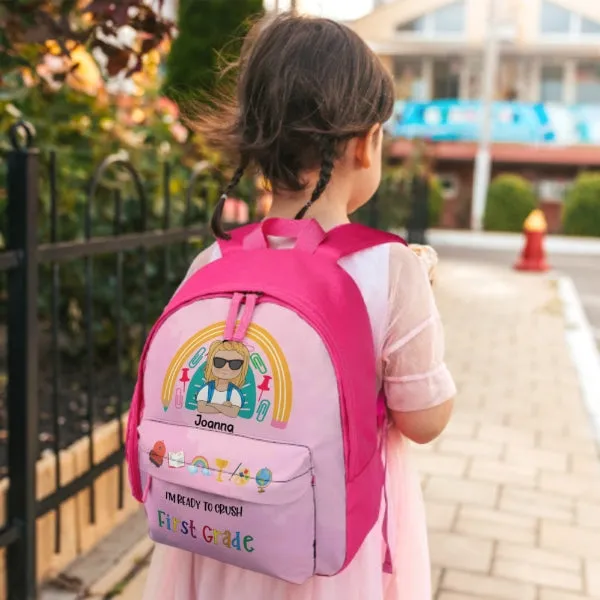 Ready To Crush School Personalized Backpack Back To School Gift For Kids Gift