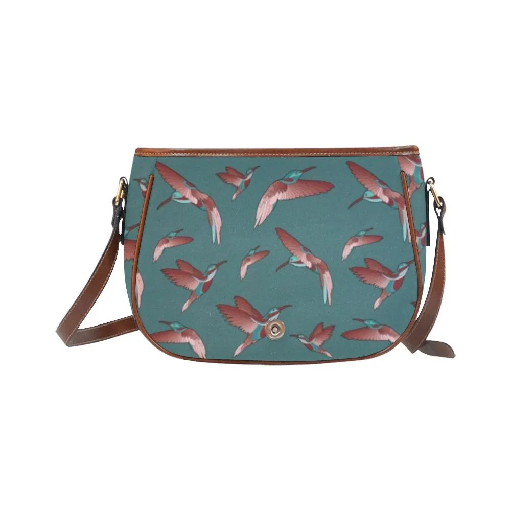 Red Swift Turquoise Saddle Bag/Large