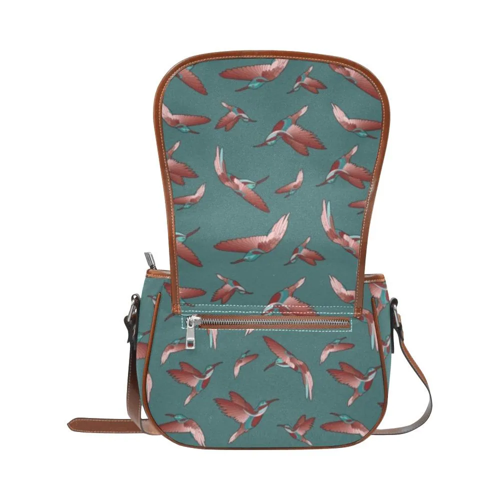 Red Swift Turquoise Saddle Bag/Large