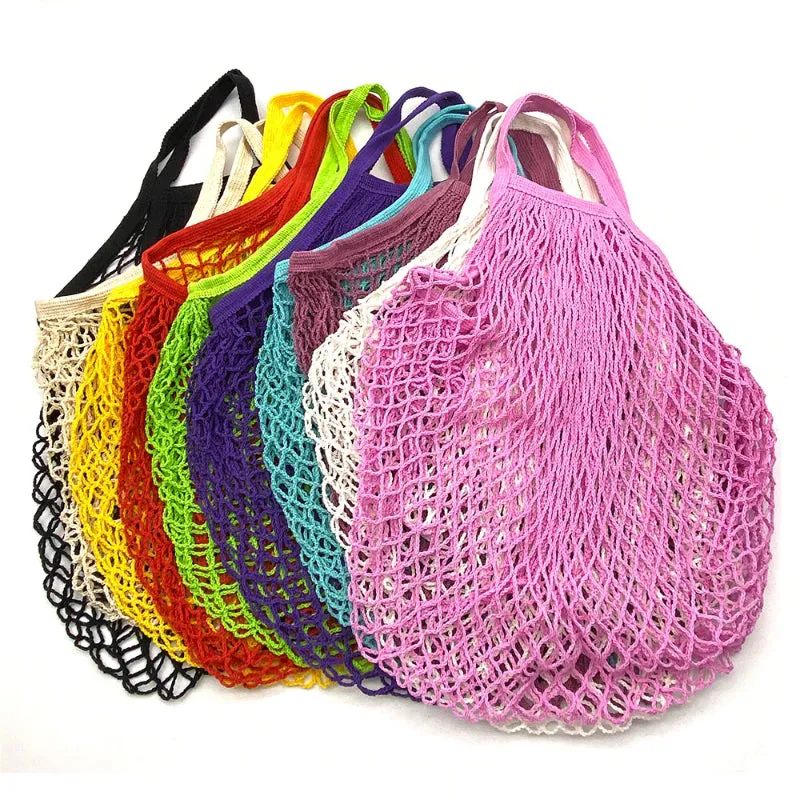 Reusable and Lightweight Eco-friendly Mesh Net String Grocery Bags