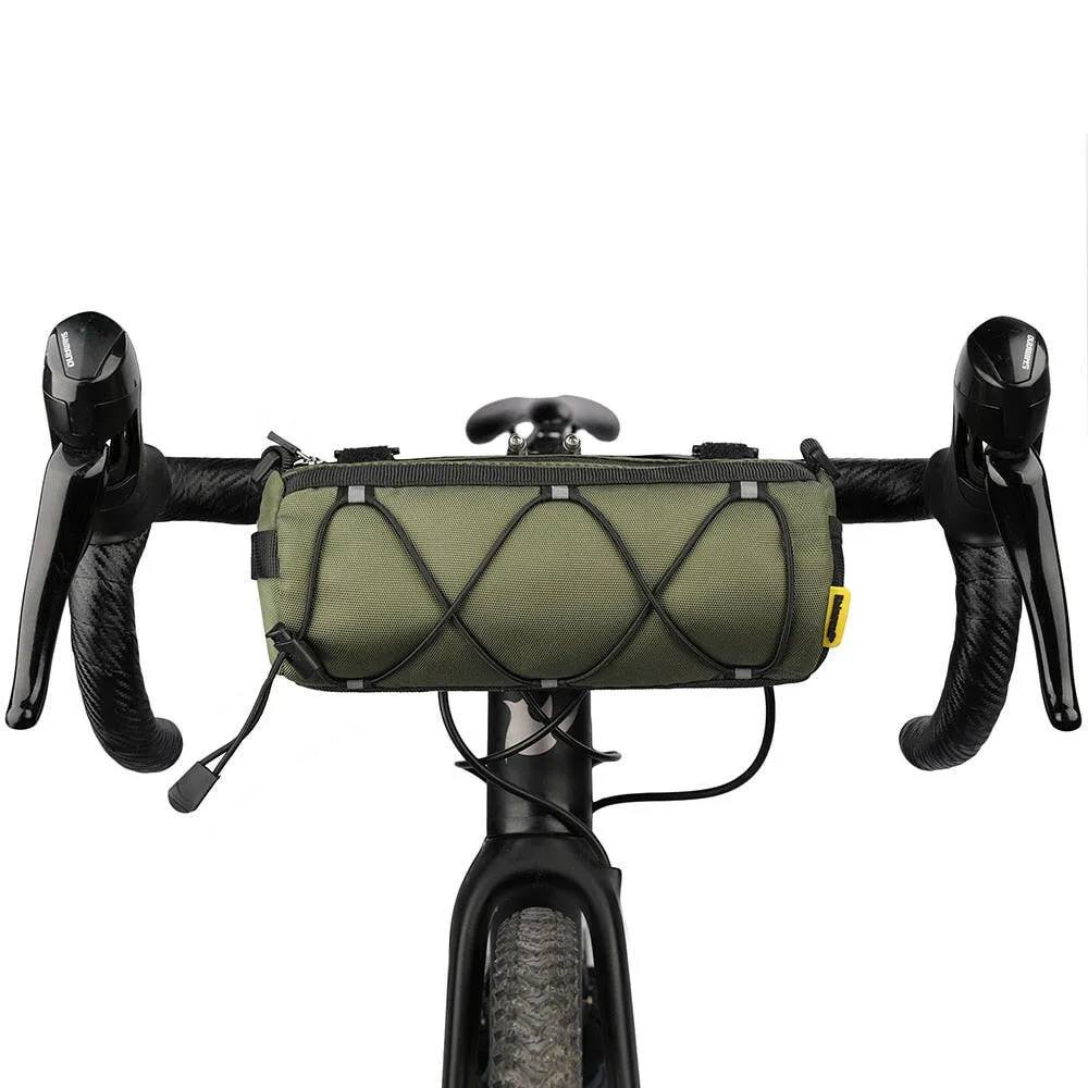 Rhinowalk Bike Bag Portable Handlebar Pannier Multi-purpose Large Capacity Backpack MTB Road Cycling Frame Tube Bag Elastic Band