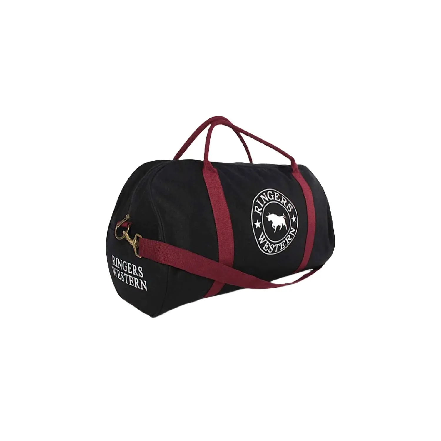 Ringers Western Gundagai Duffle Bag Black & Maroon