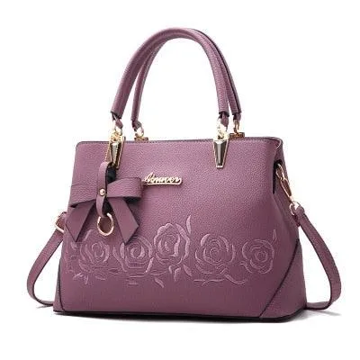 Rose Lady Designer Shoulder Bag