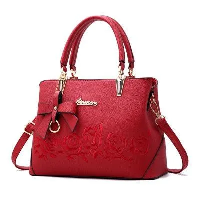 Rose Lady Designer Shoulder Bag