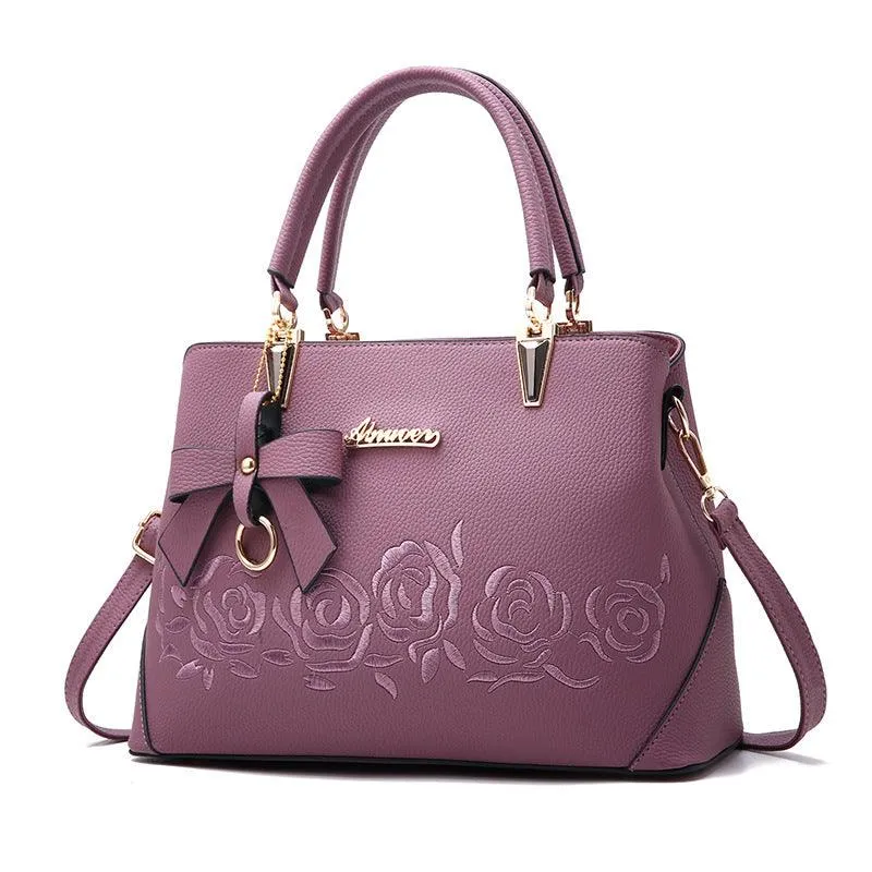 Rose Lady Designer Shoulder Bag