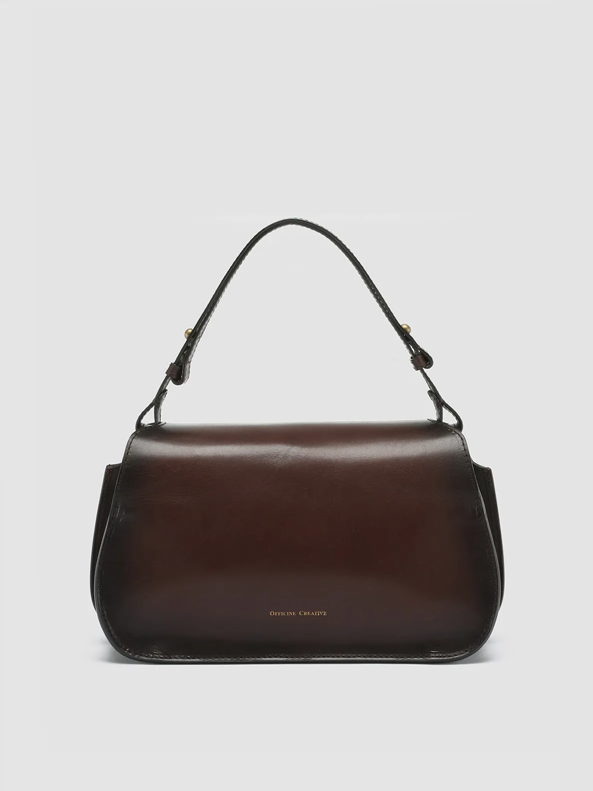 SADDLE 012 - Burgundy Leather Hobo Bag