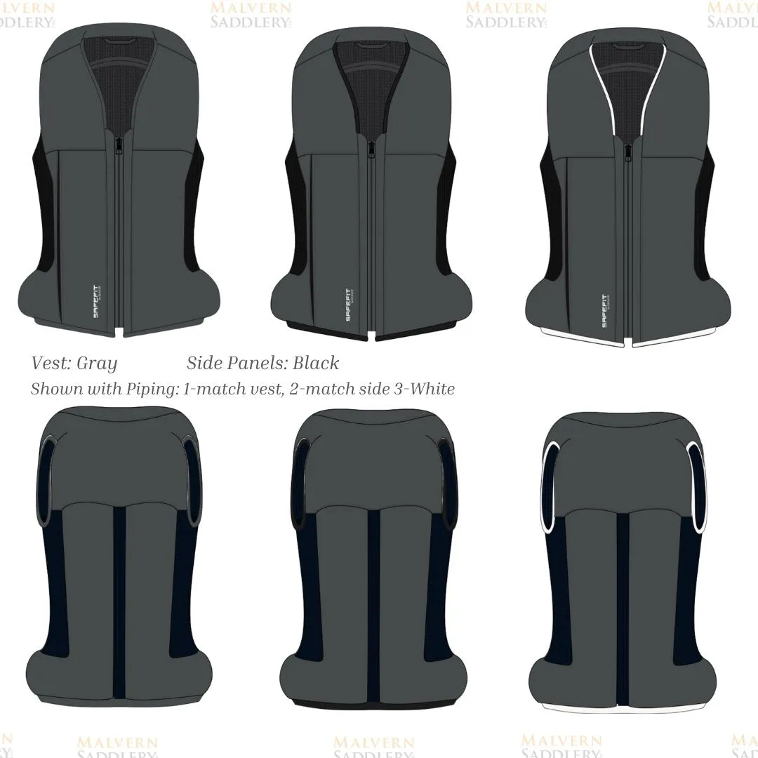 Safefit Airbag Vest - Gray/Custom