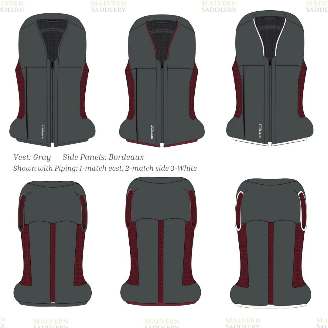 Safefit Airbag Vest - Gray/Custom