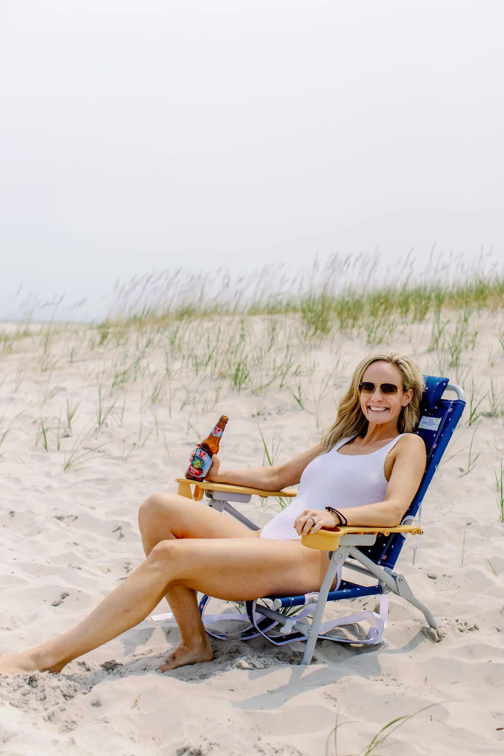 Sandbar Low Beach Chair in American Flag