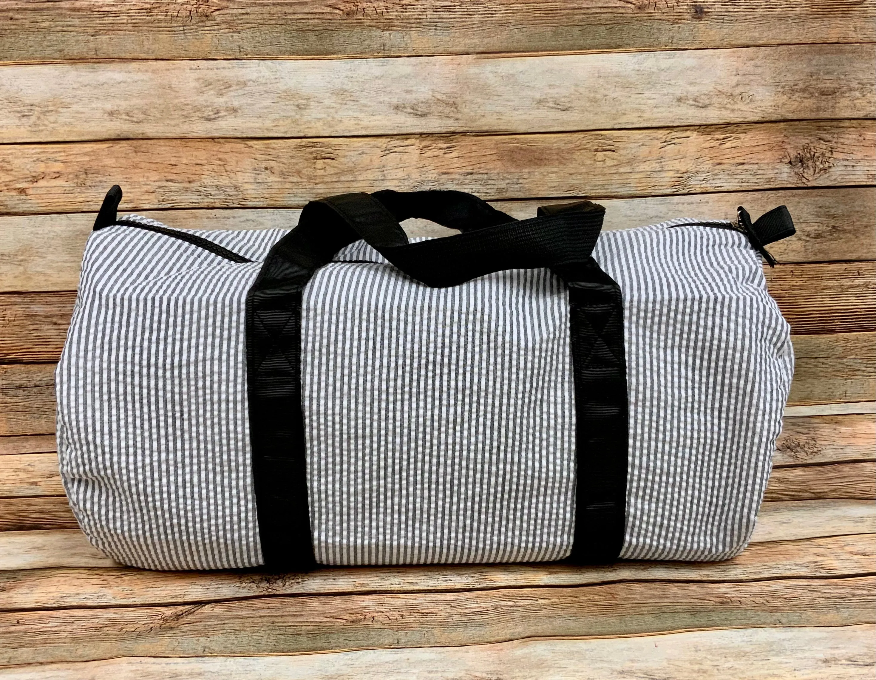 Seersucker Stripe Kids Duffle Bag