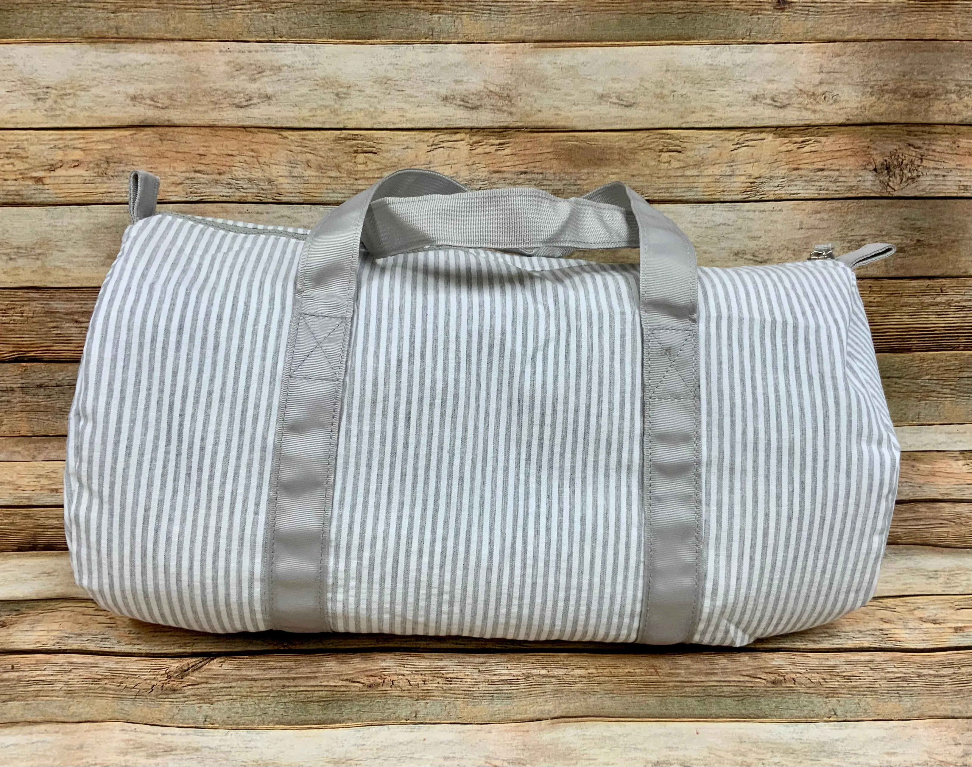 Seersucker Stripe Kids Duffle Bag